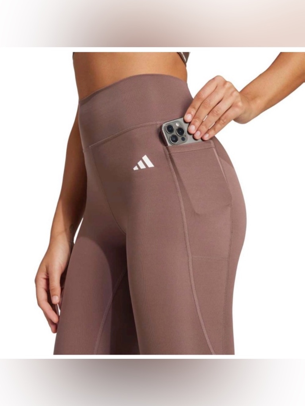 adidas Optime Essentials Full Length Leggings - Picture 3 of 8